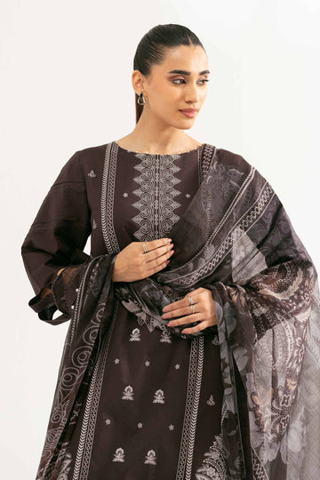Nishat Linen 3 Piece - Digital Printed Embroidered Suit - 42502104 Online Shopping